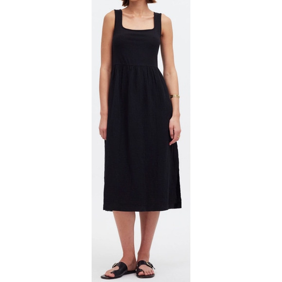 Madewell Knit Tank Midi Flowy Summer Casual Dress US Women's XS New - Picture 1 of 7